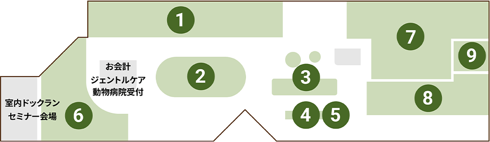 ペットライフイシハラ｜２階フロアのご案内