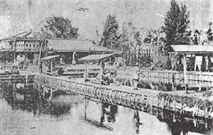 大正15年頃の釣り堀・店舗